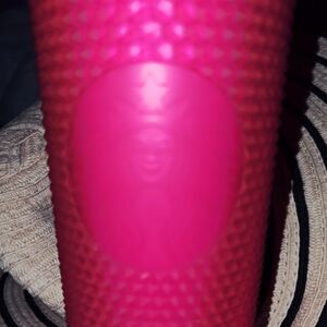 Starbucks 2021 Textured Tumbler  Hot Pink.